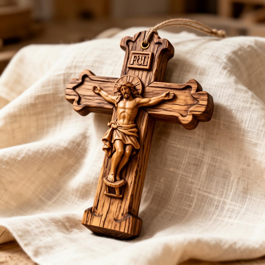 Traditional Hand-Carved Christian Ornaments